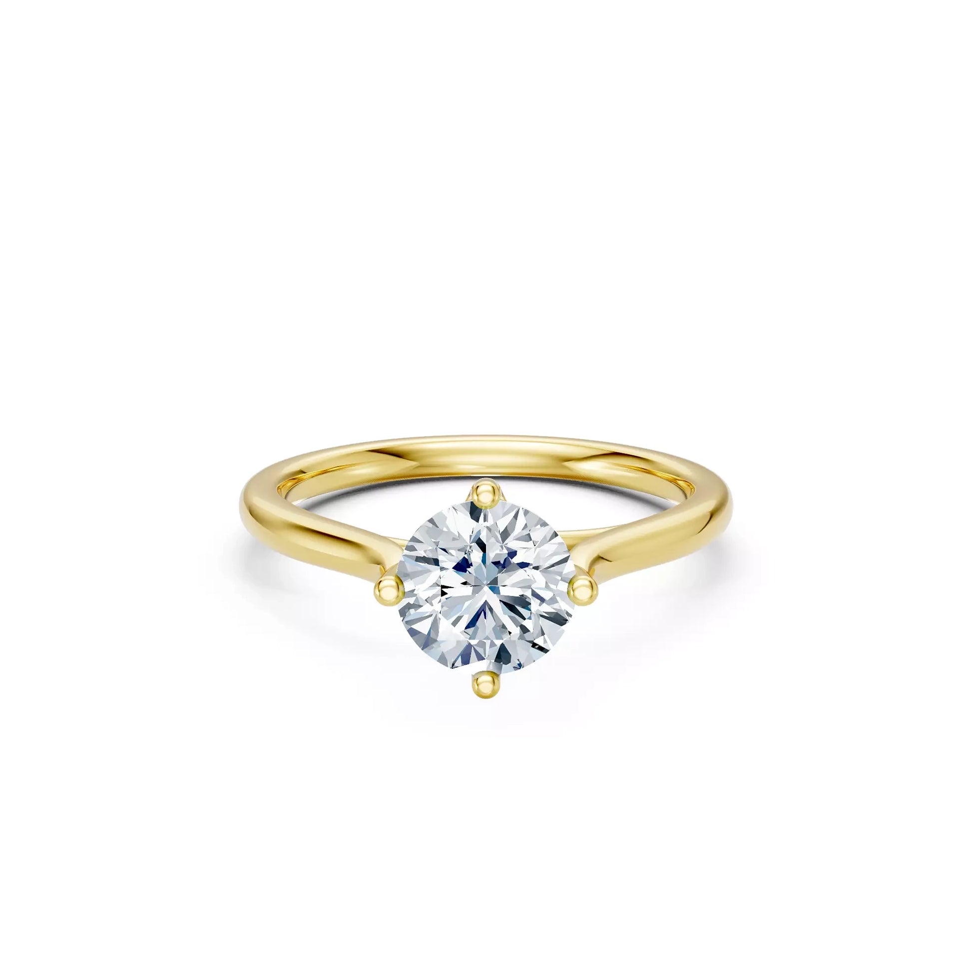 Round Solitaire Ring