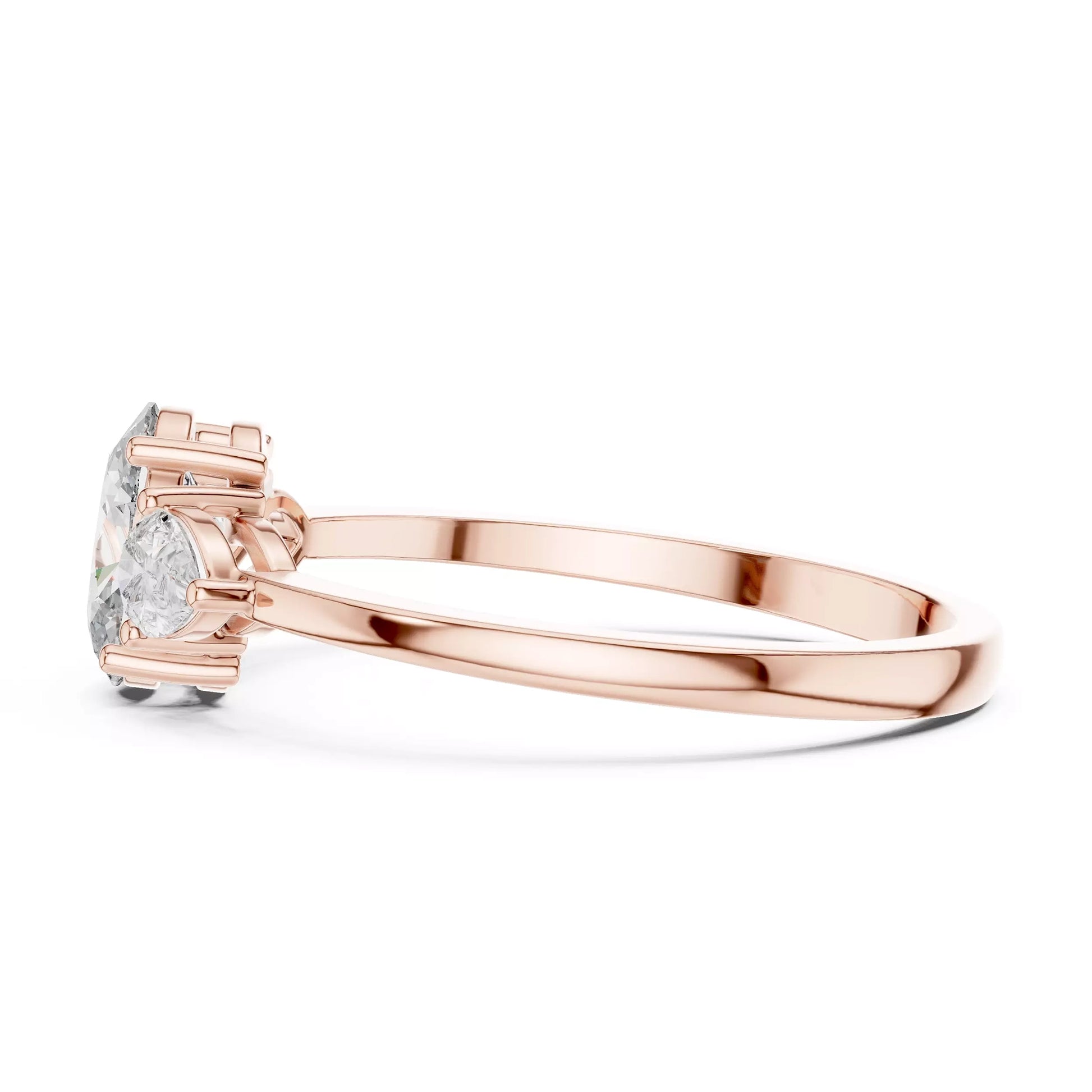 Oval and Pear Trilogy Ring
