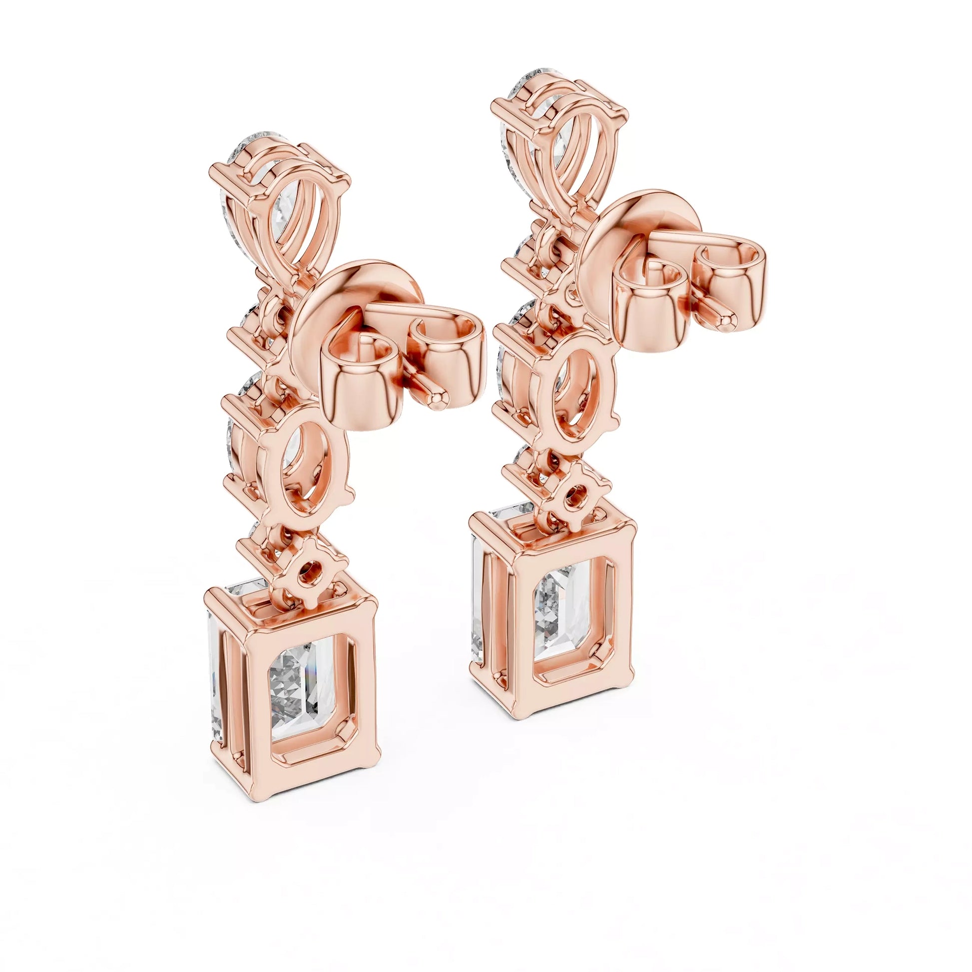 Multi Shape Drop Earrings