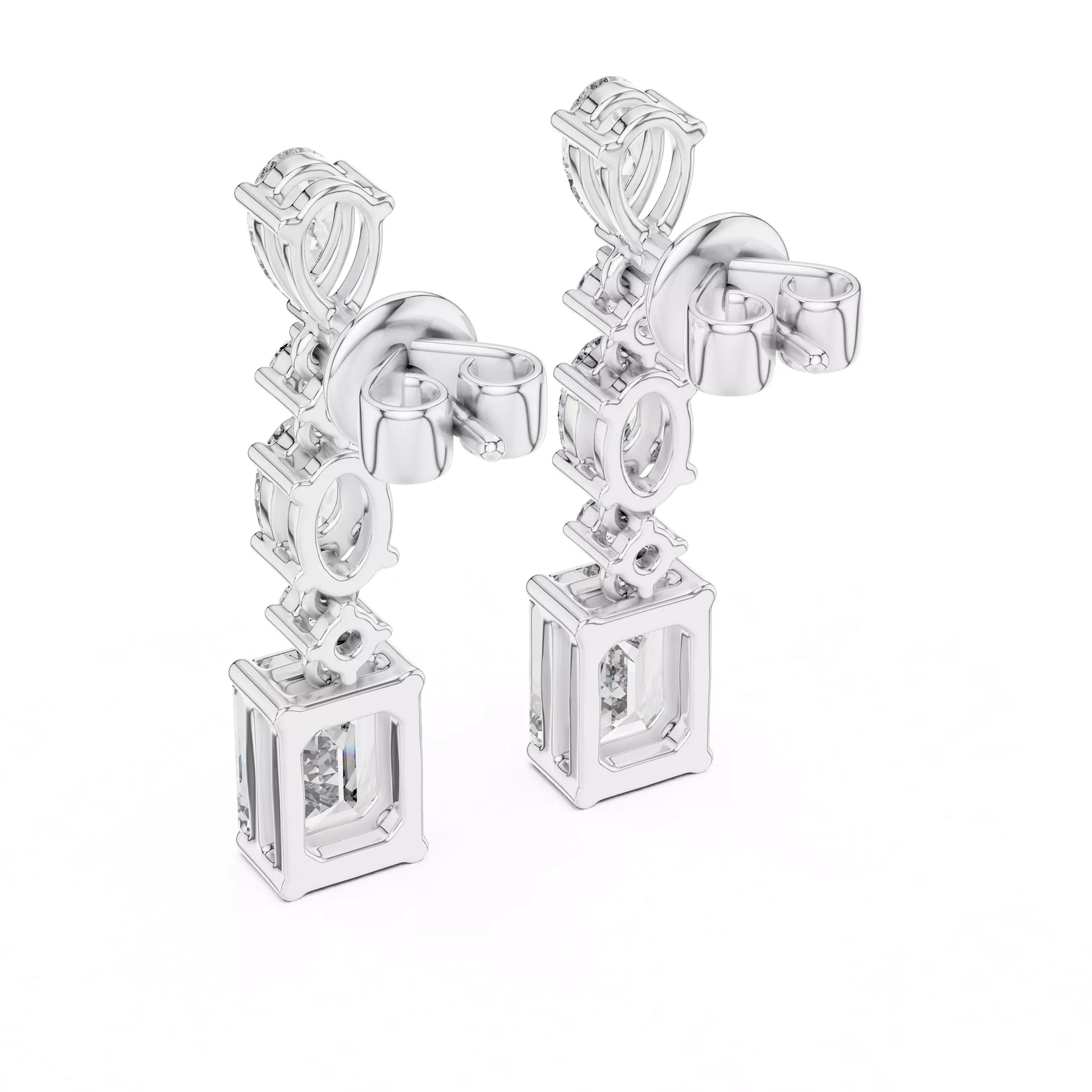 Multi Shape Drop Earrings
