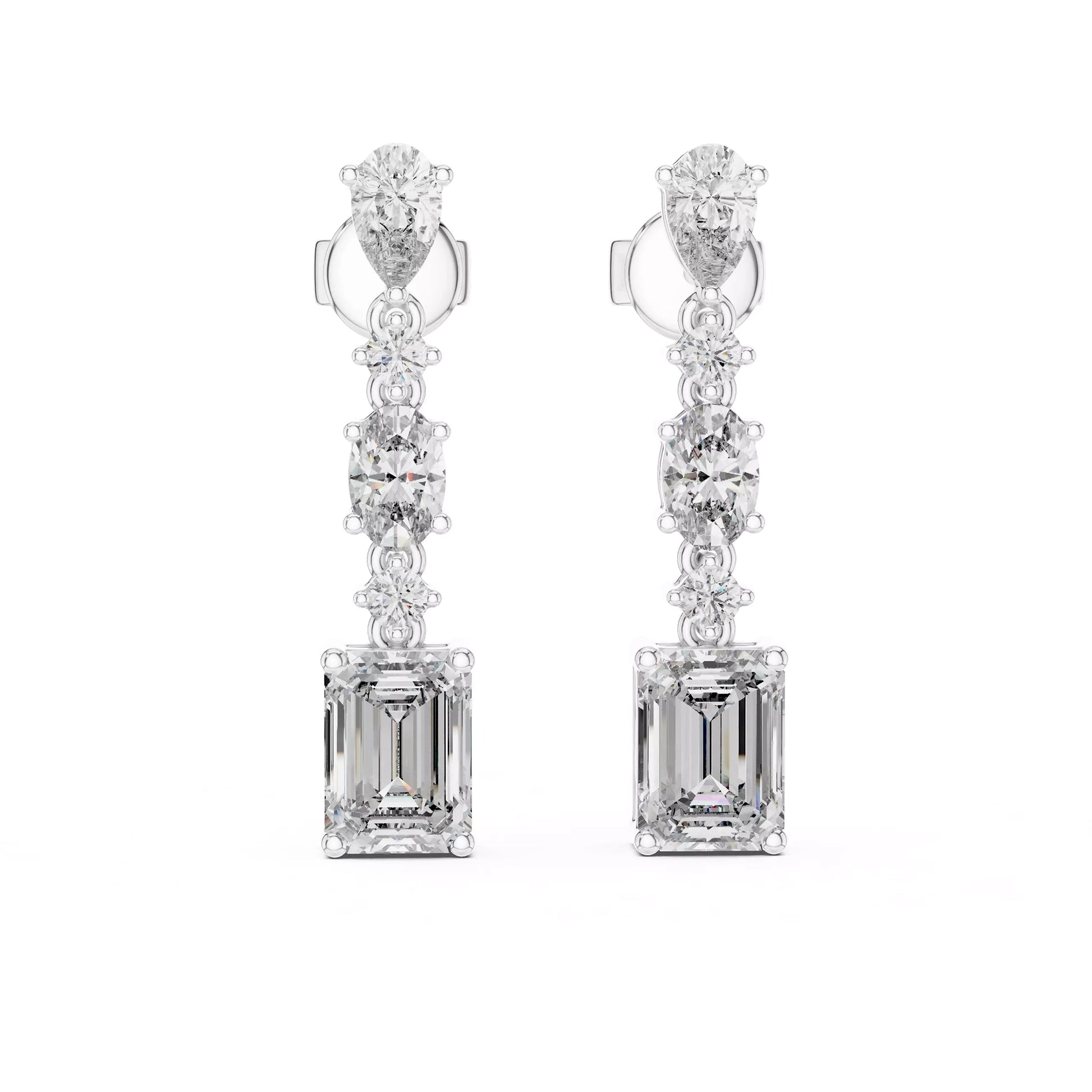 Multi Shape Drop Earrings