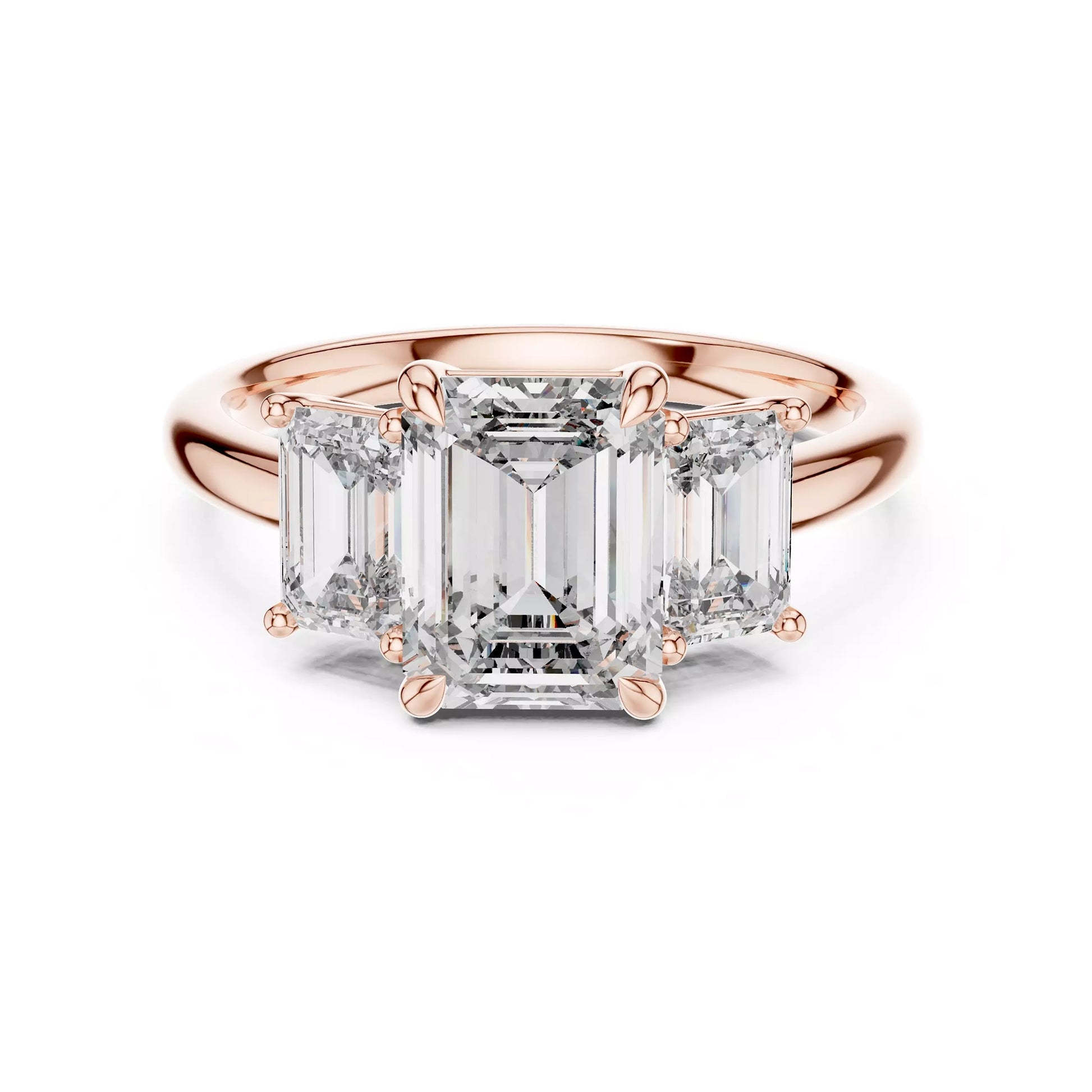 Emerald Trilogy Ring