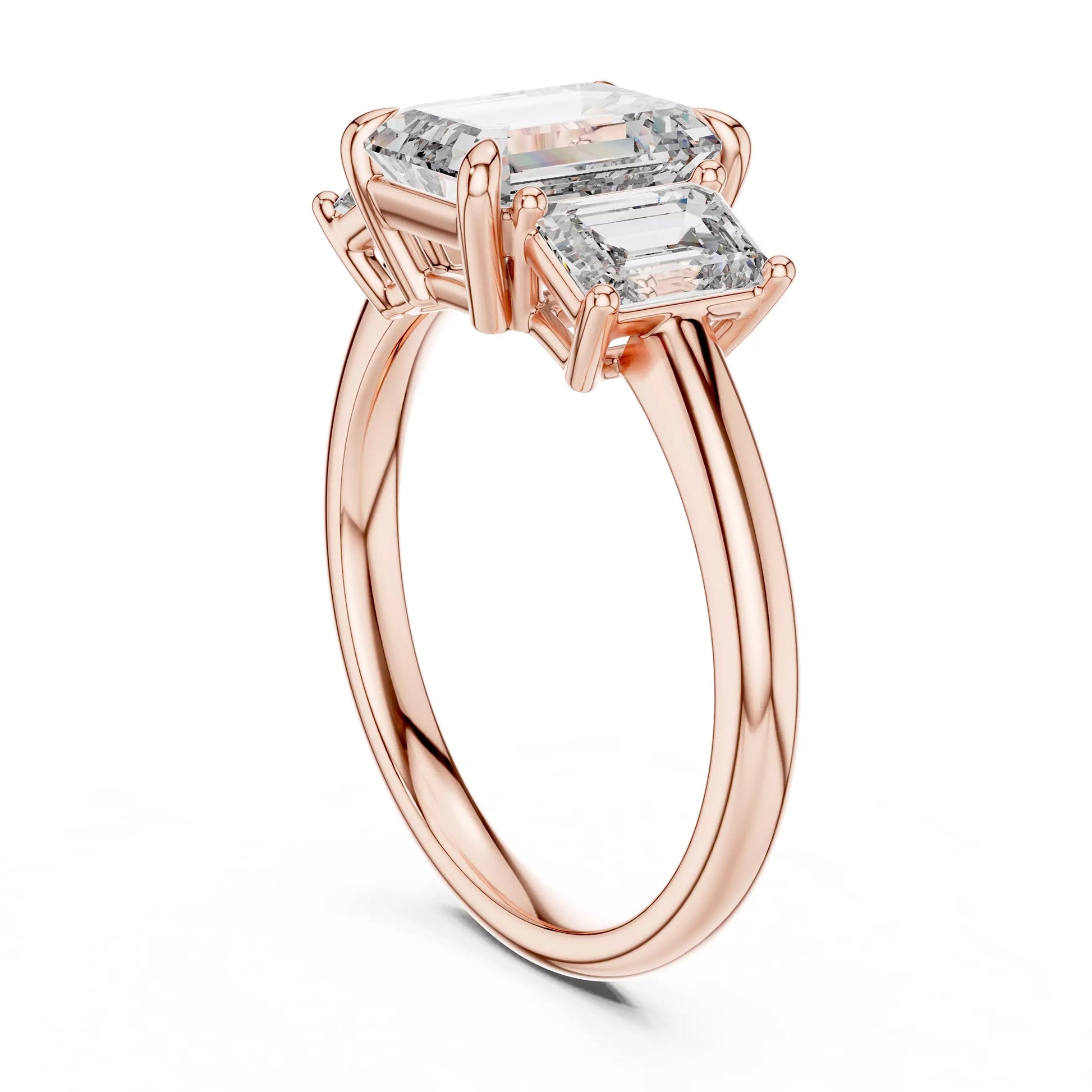 Emerald Trilogy Ring