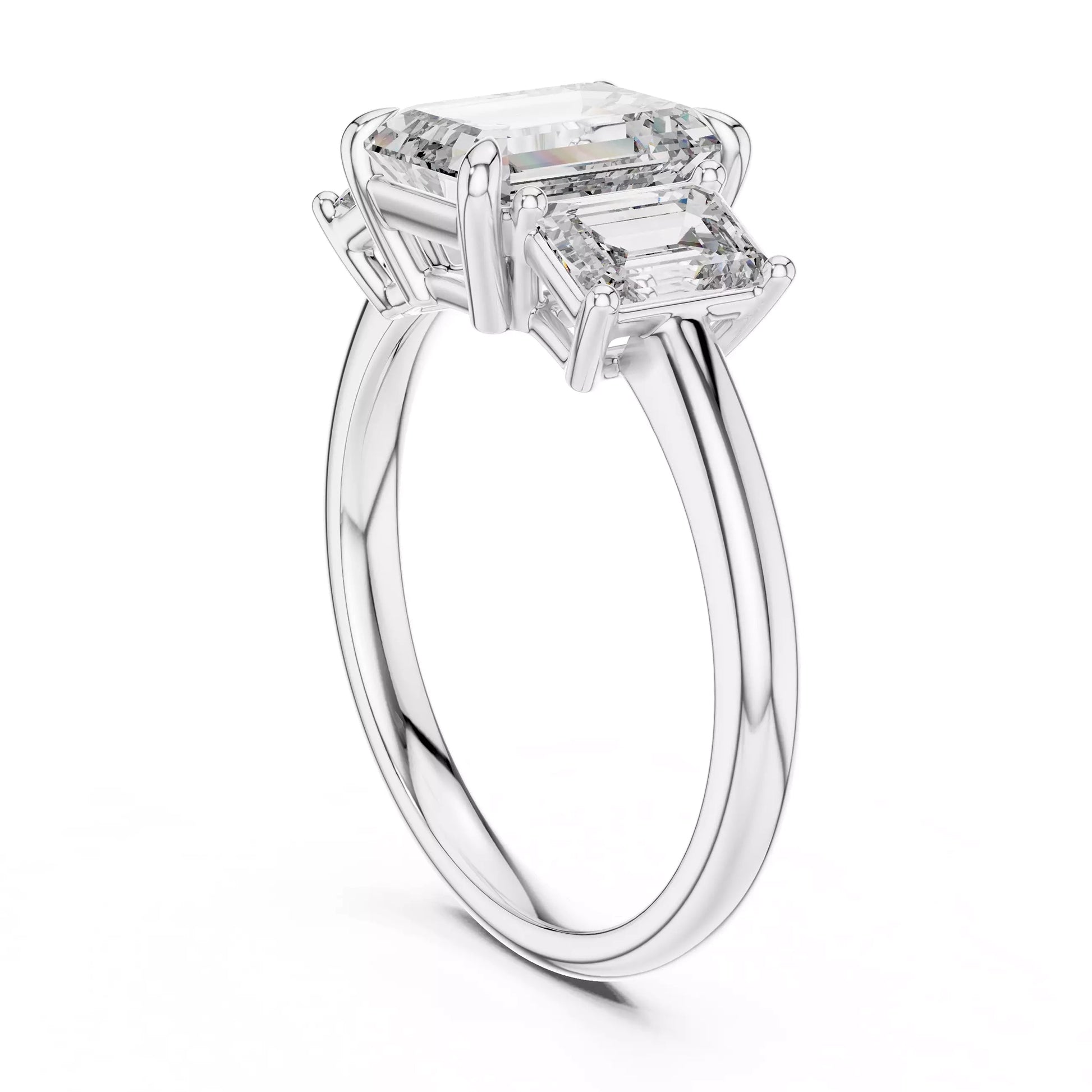Emerald Trilogy Ring