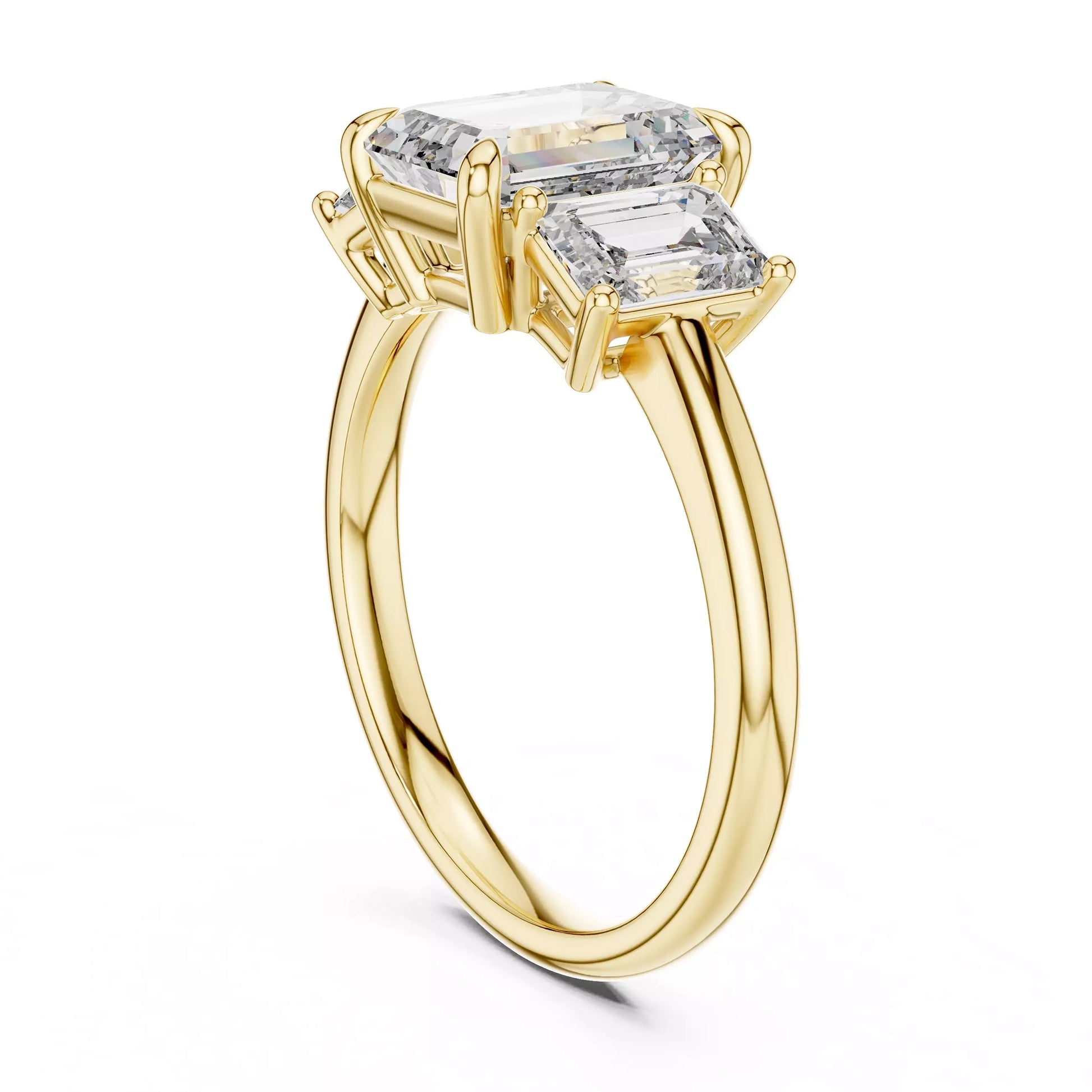 Emerald Trilogy Ring