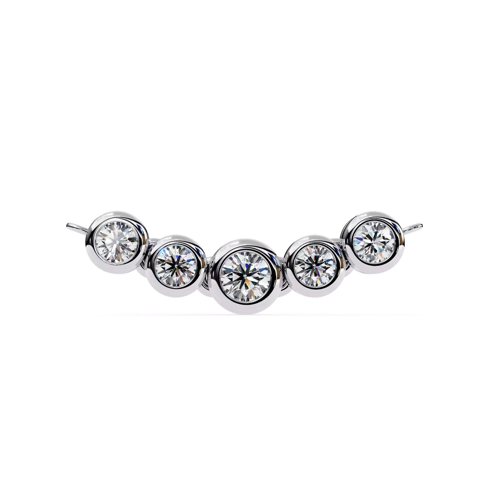 Bezel Multi Stone Round Necklace
