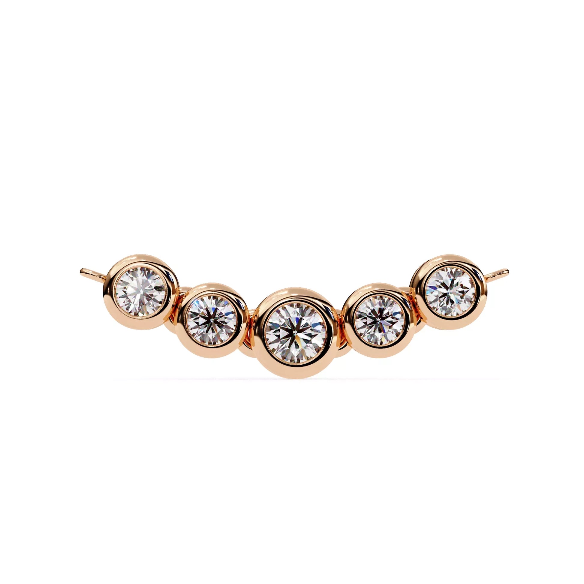 Bezel Multi Stone Round Necklace