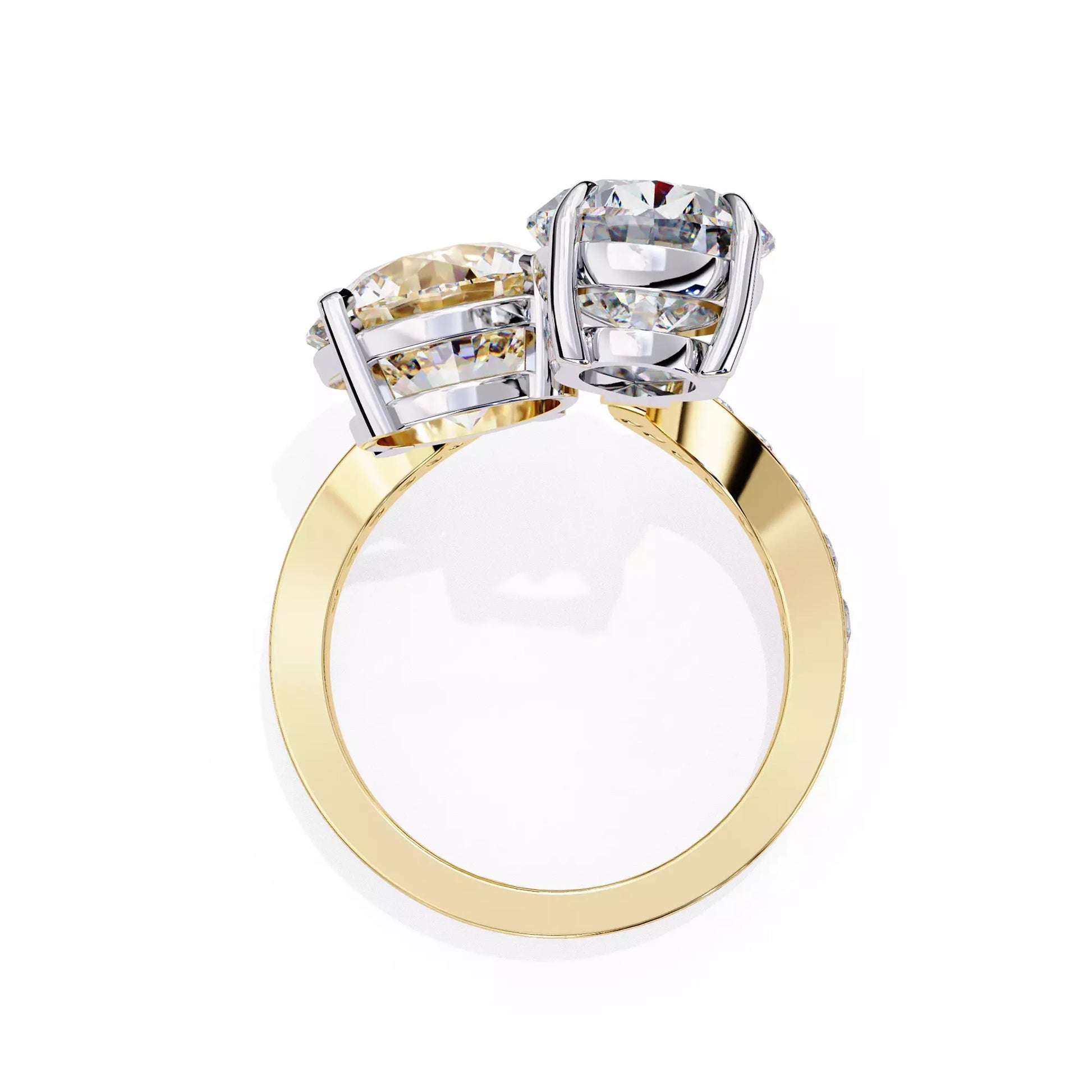 Dual Ring Pear and Round