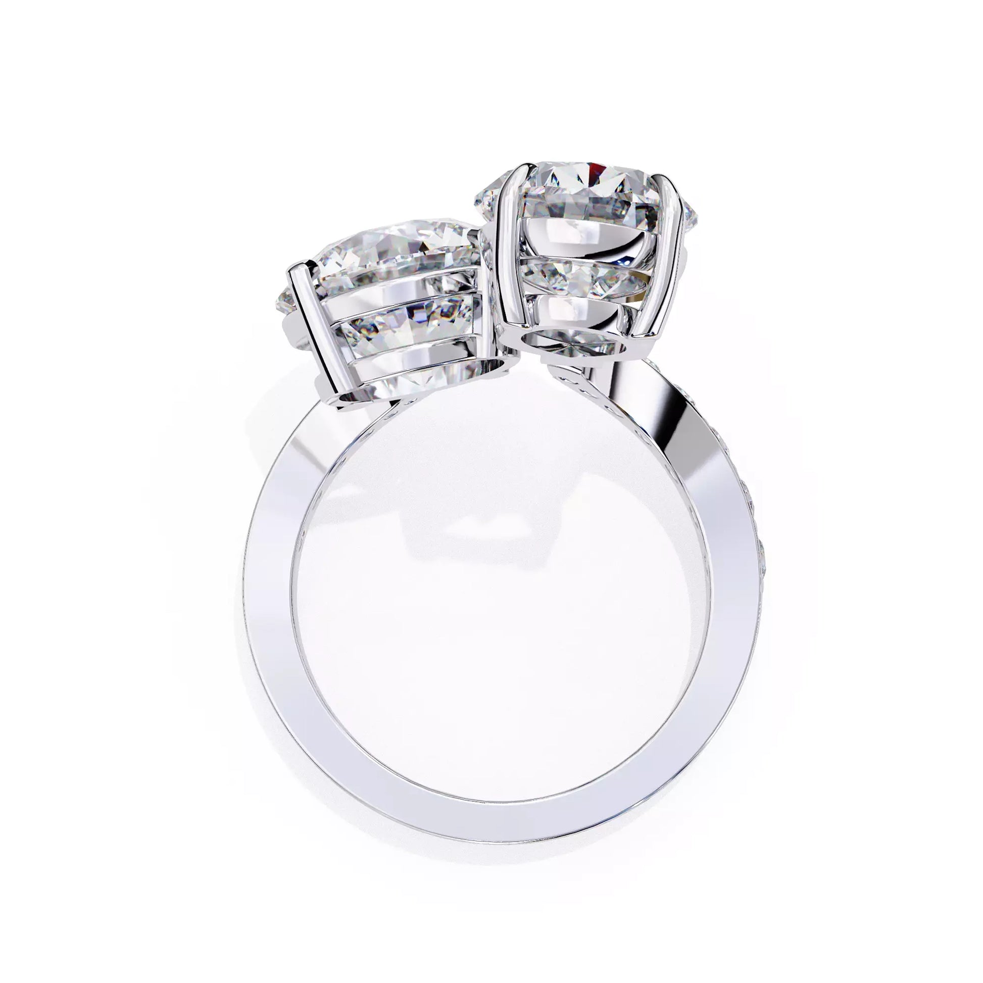 Dual Ring Pear and Round