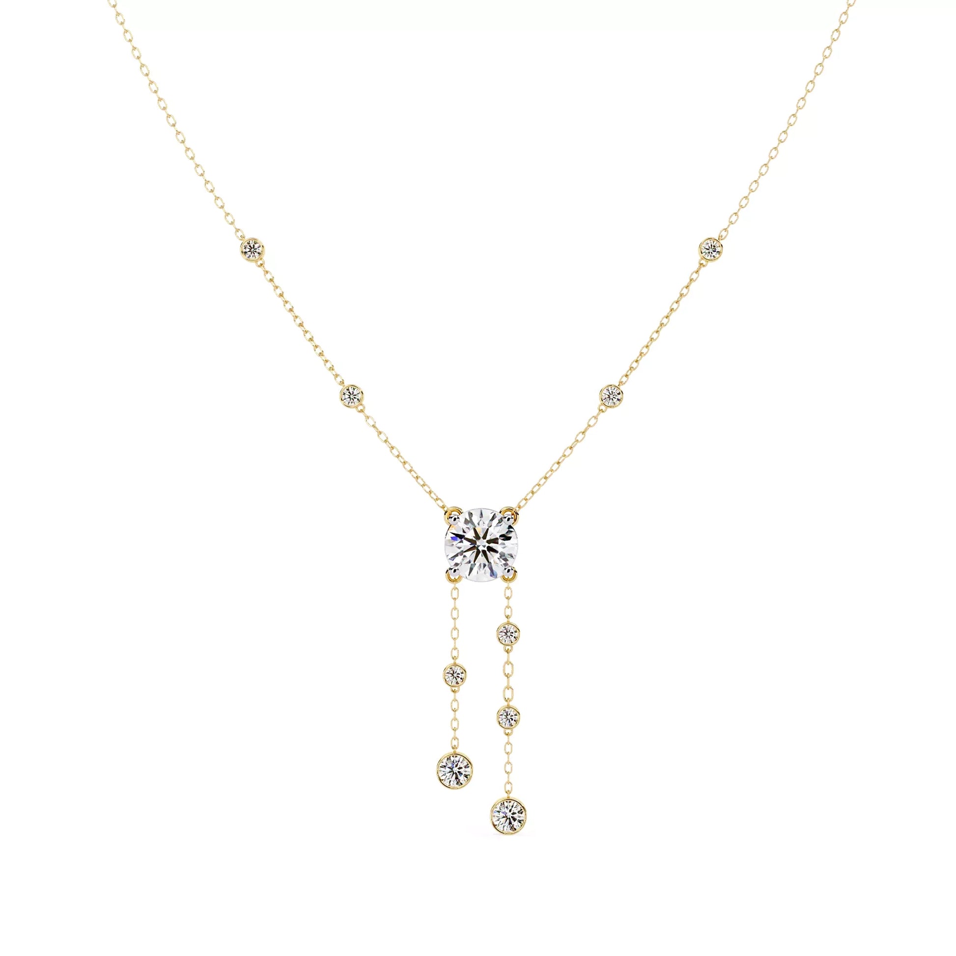 Round Drop Necklace