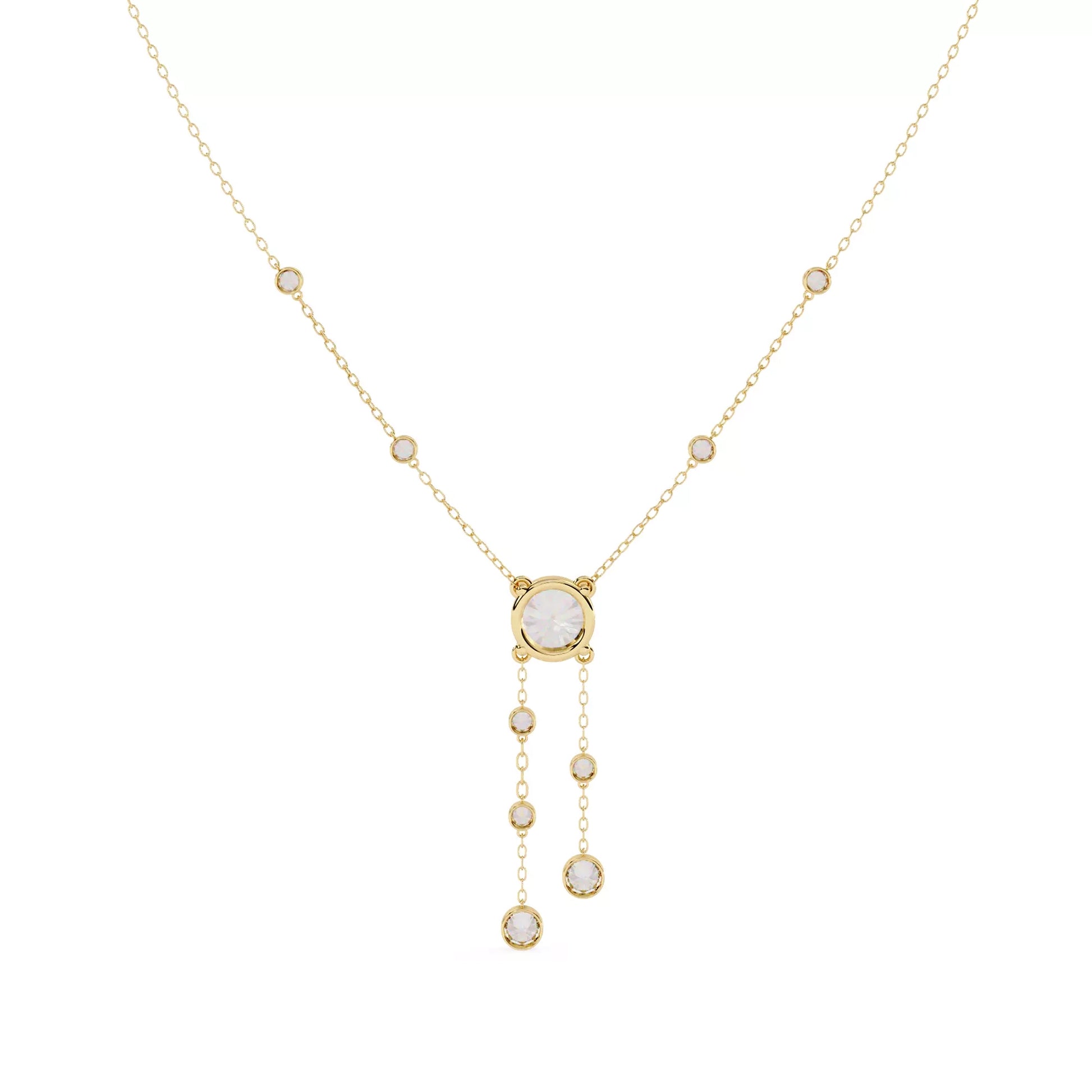 Round Drop Necklace