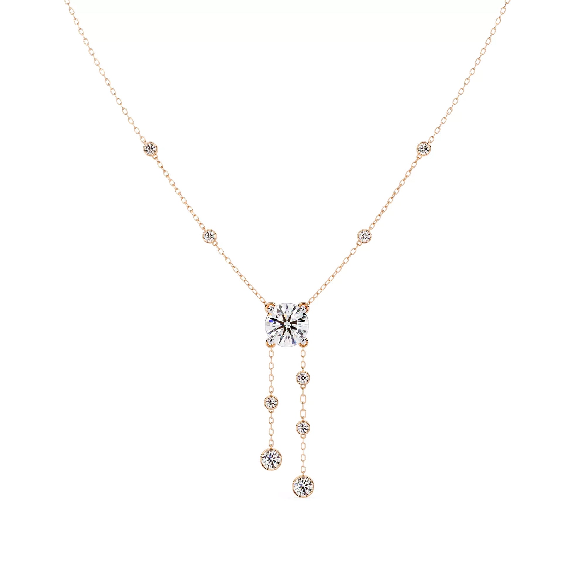 Round Drop Necklace
