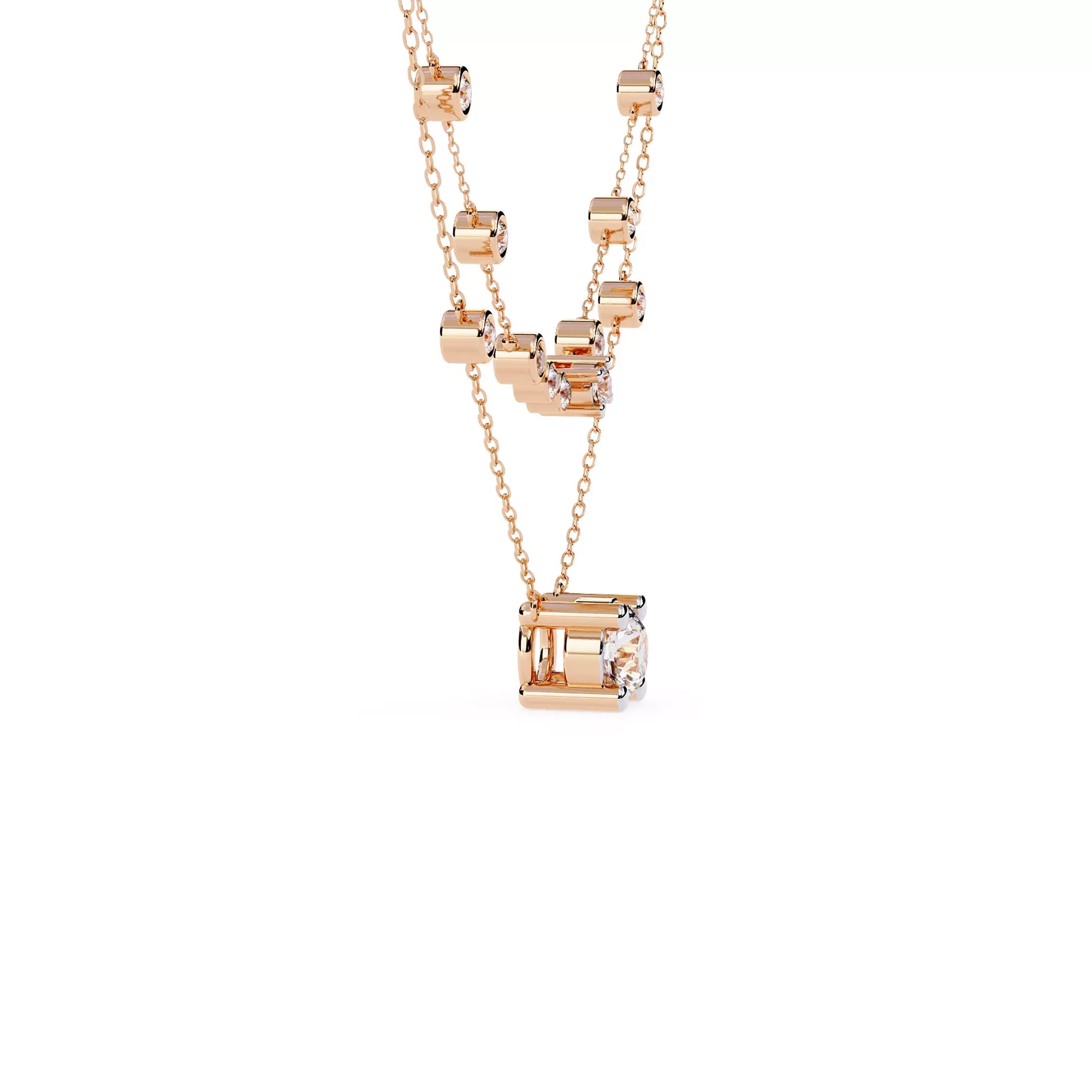 Layered Multi Stone Necklace