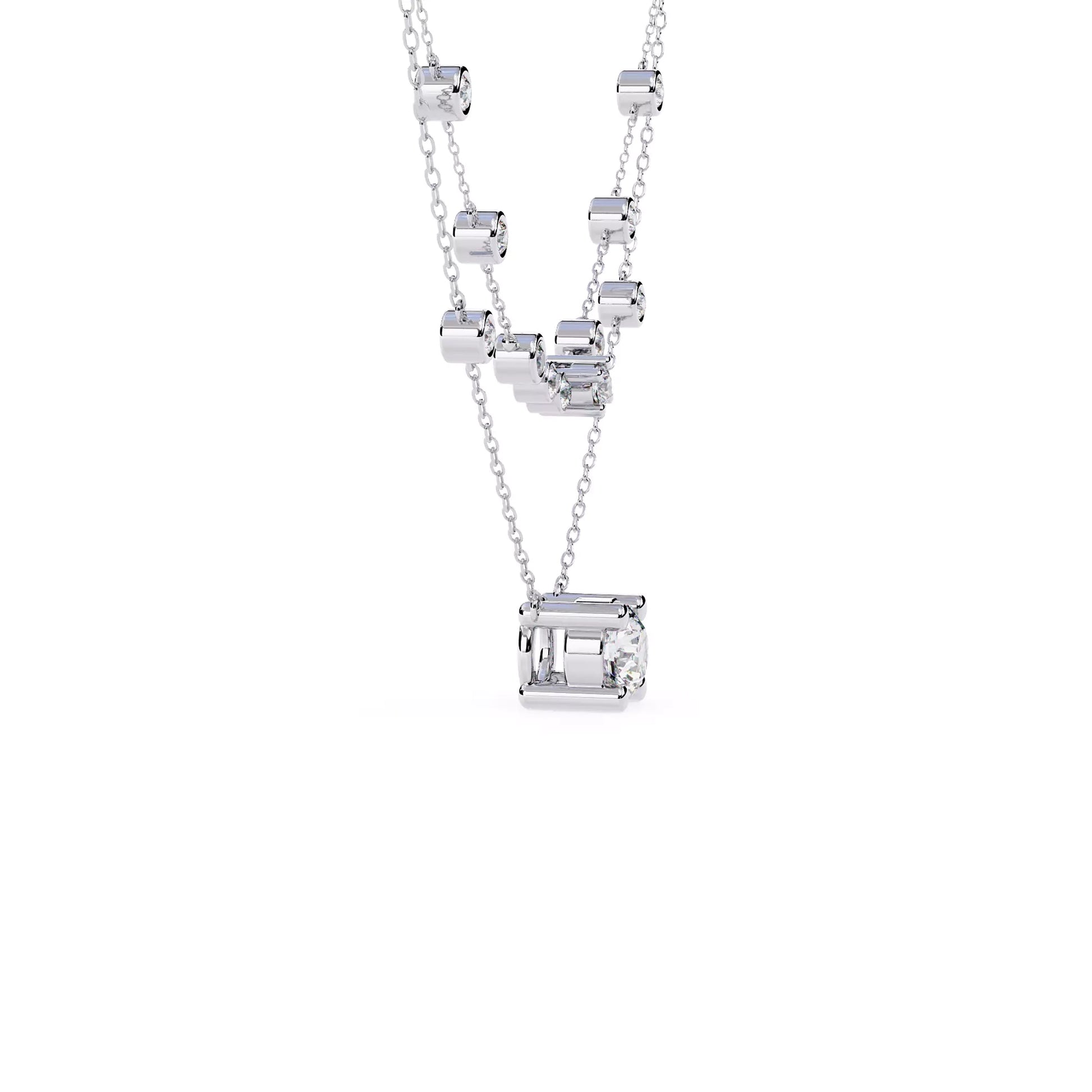 Layered Multi Stone Necklace