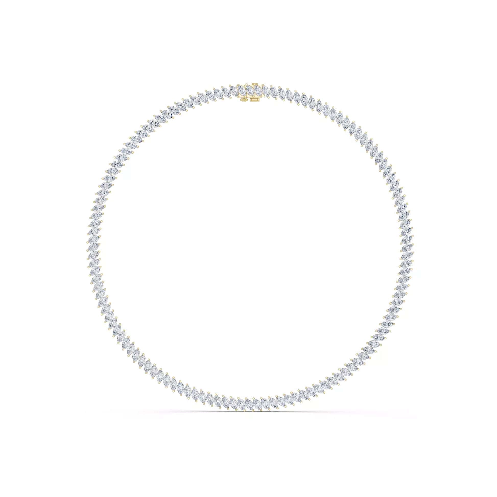 Marquise Tennis Necklace