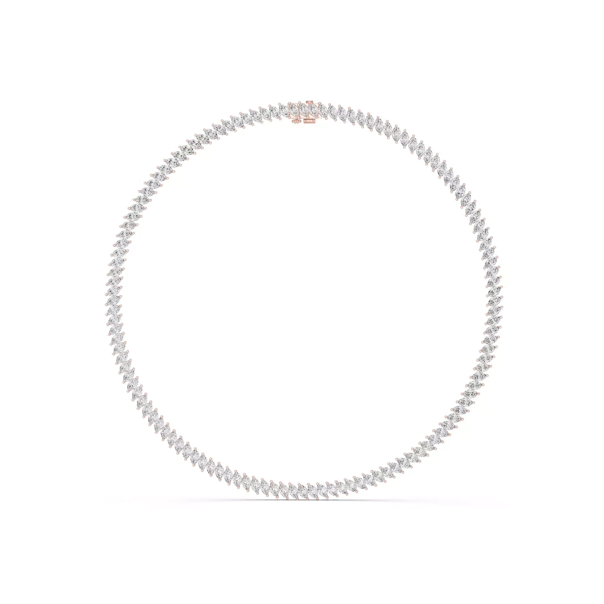 Marquise Tennis Necklace