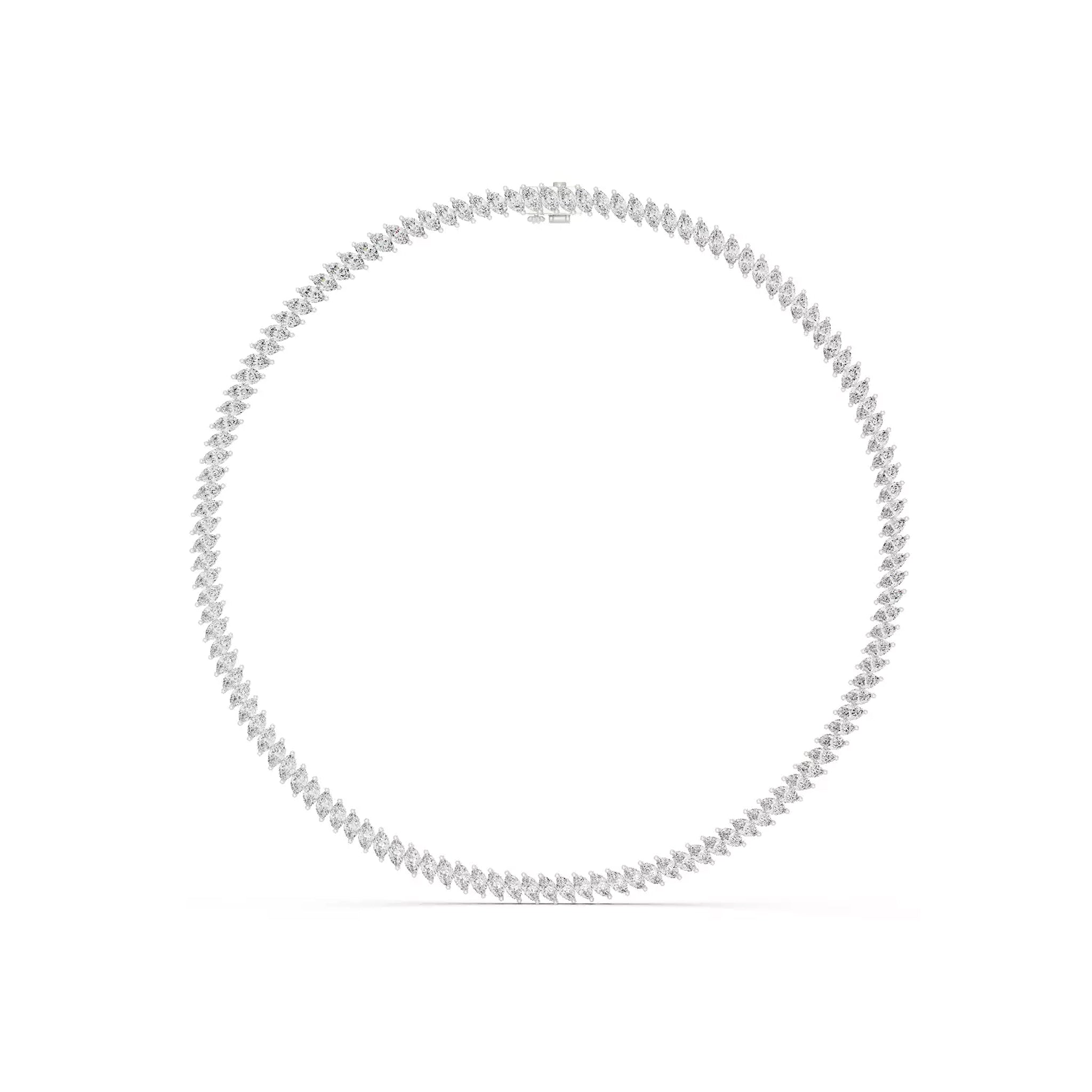 Marquise Tennis Necklace