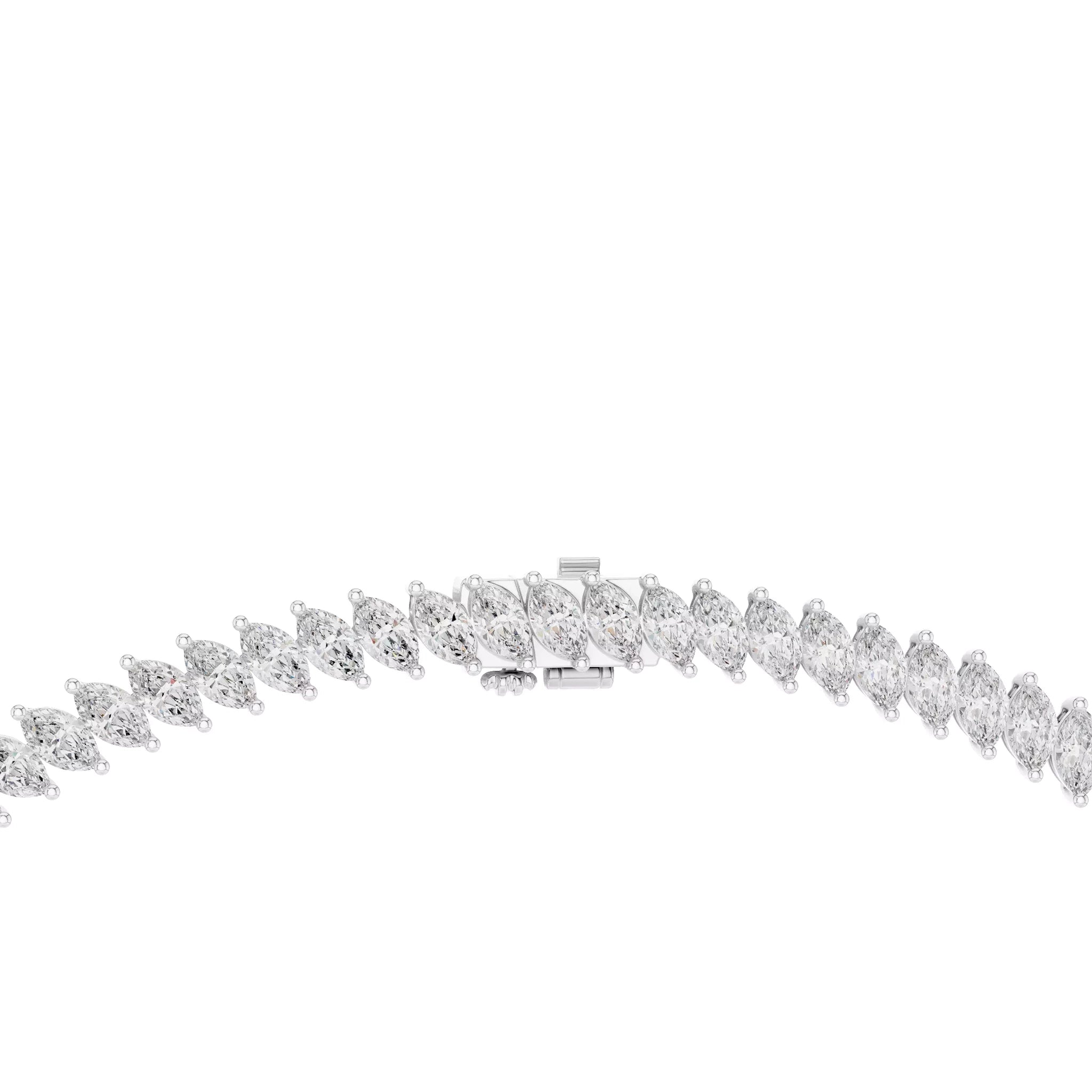 Marquise Tennis Necklace