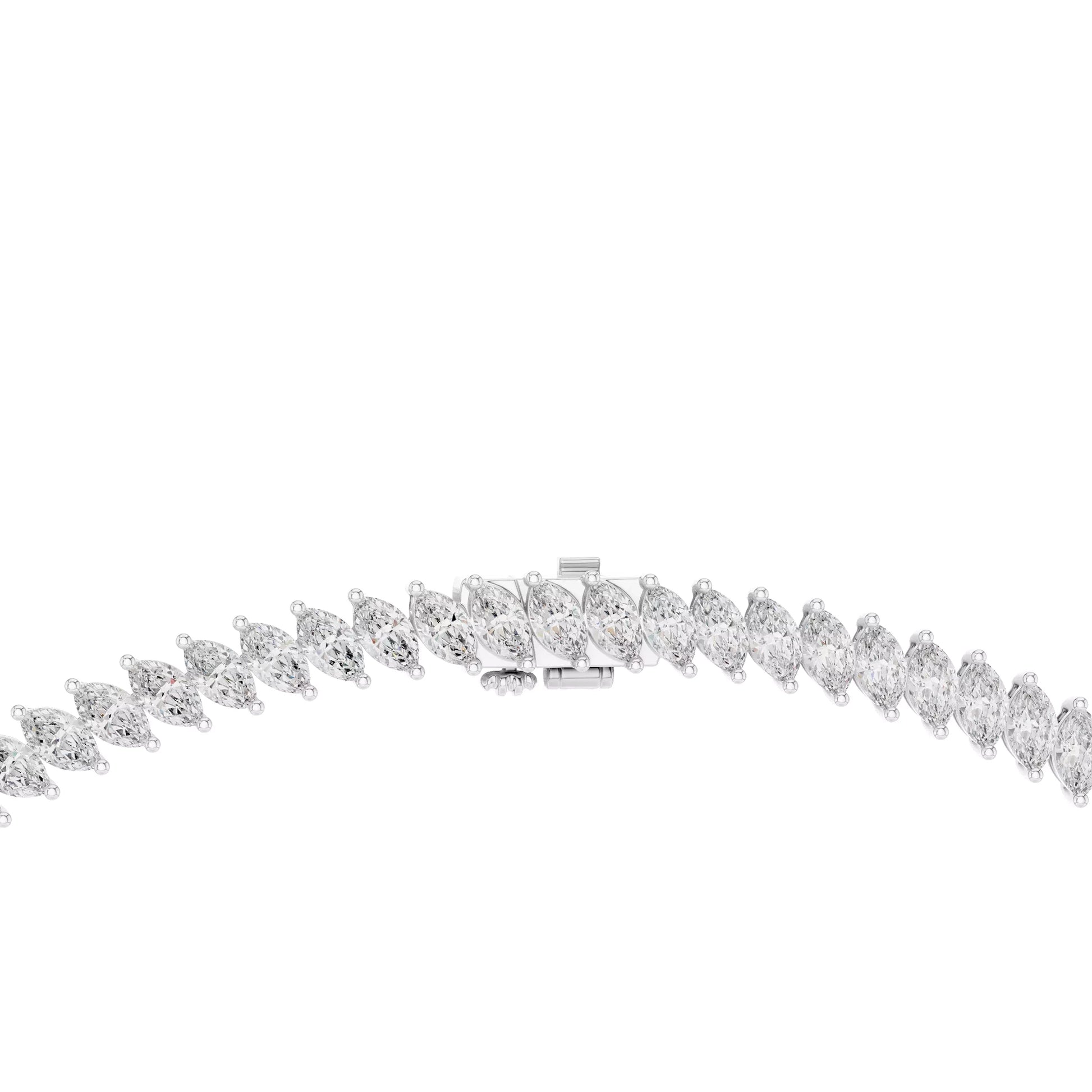 Marquise Tennis Necklace