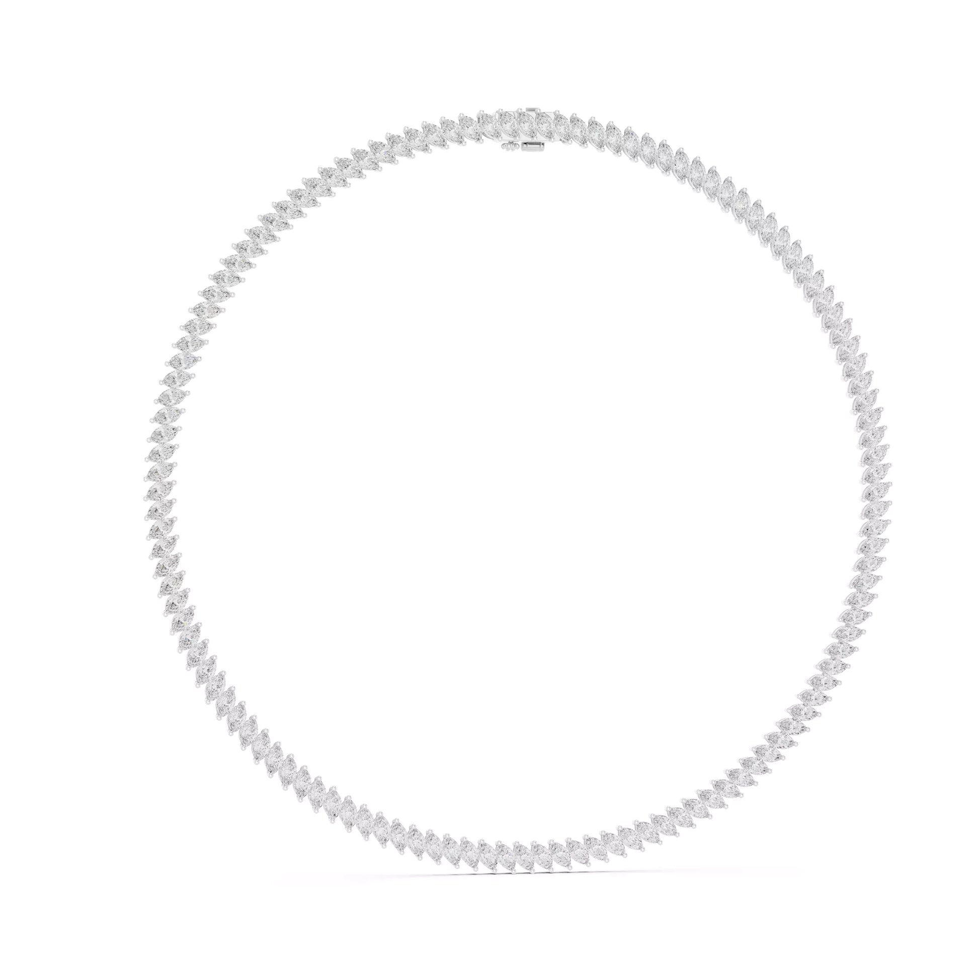 Marquise Tennis Necklace