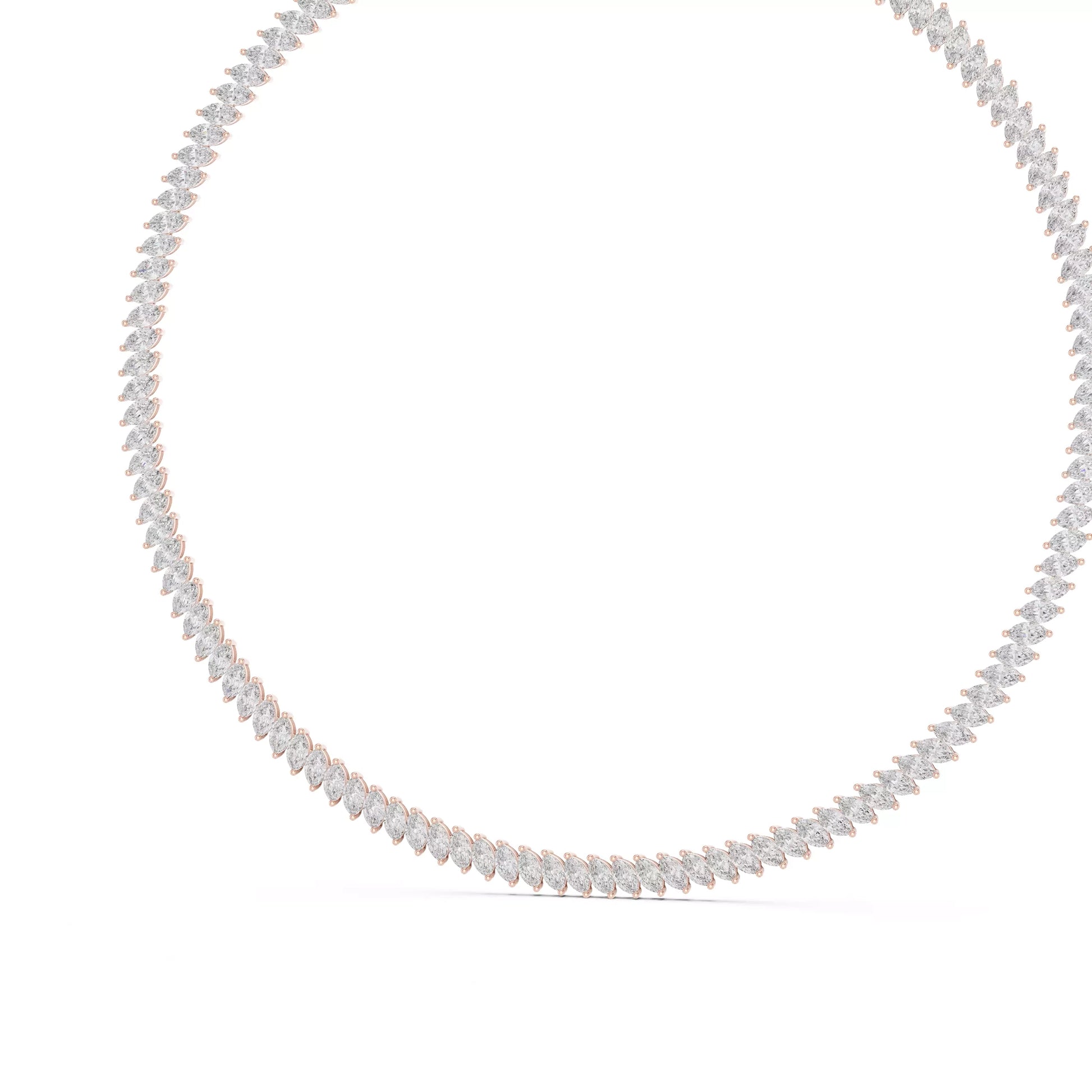 Marquise Tennis Necklace