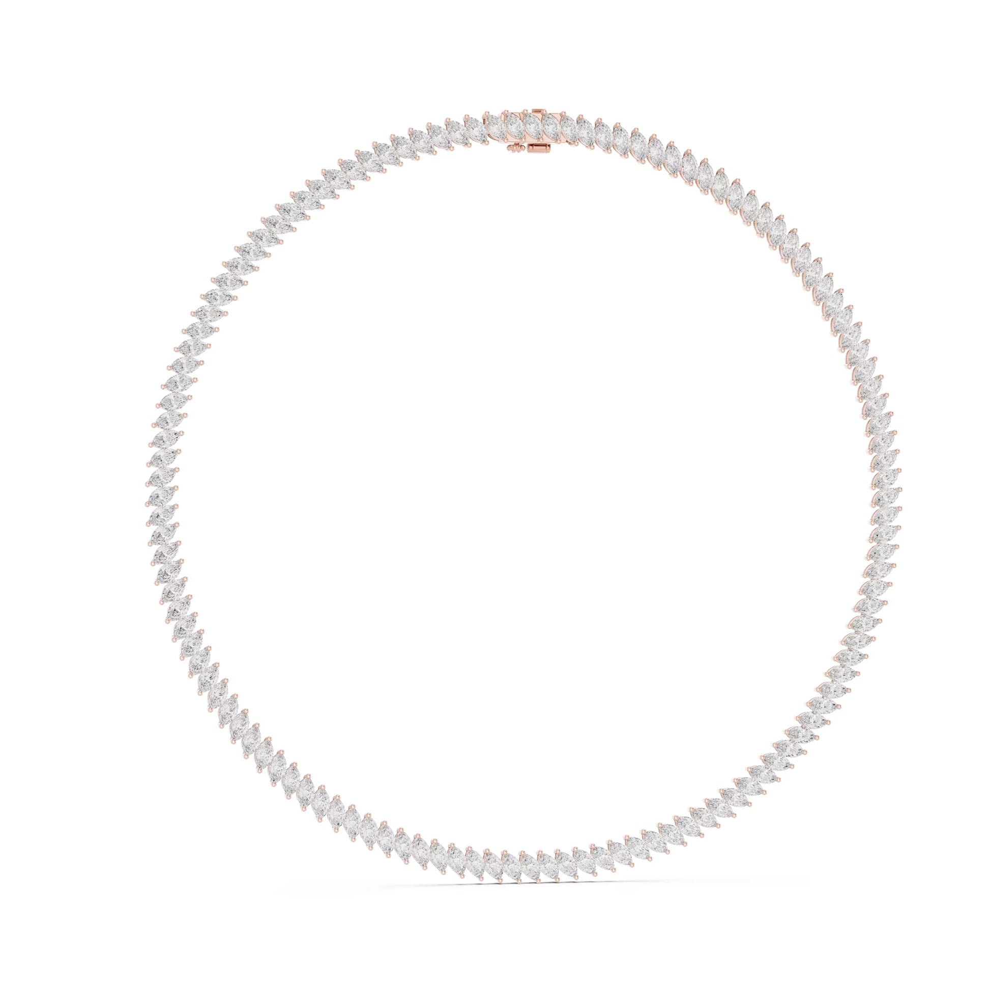 Marquise Tennis Necklace
