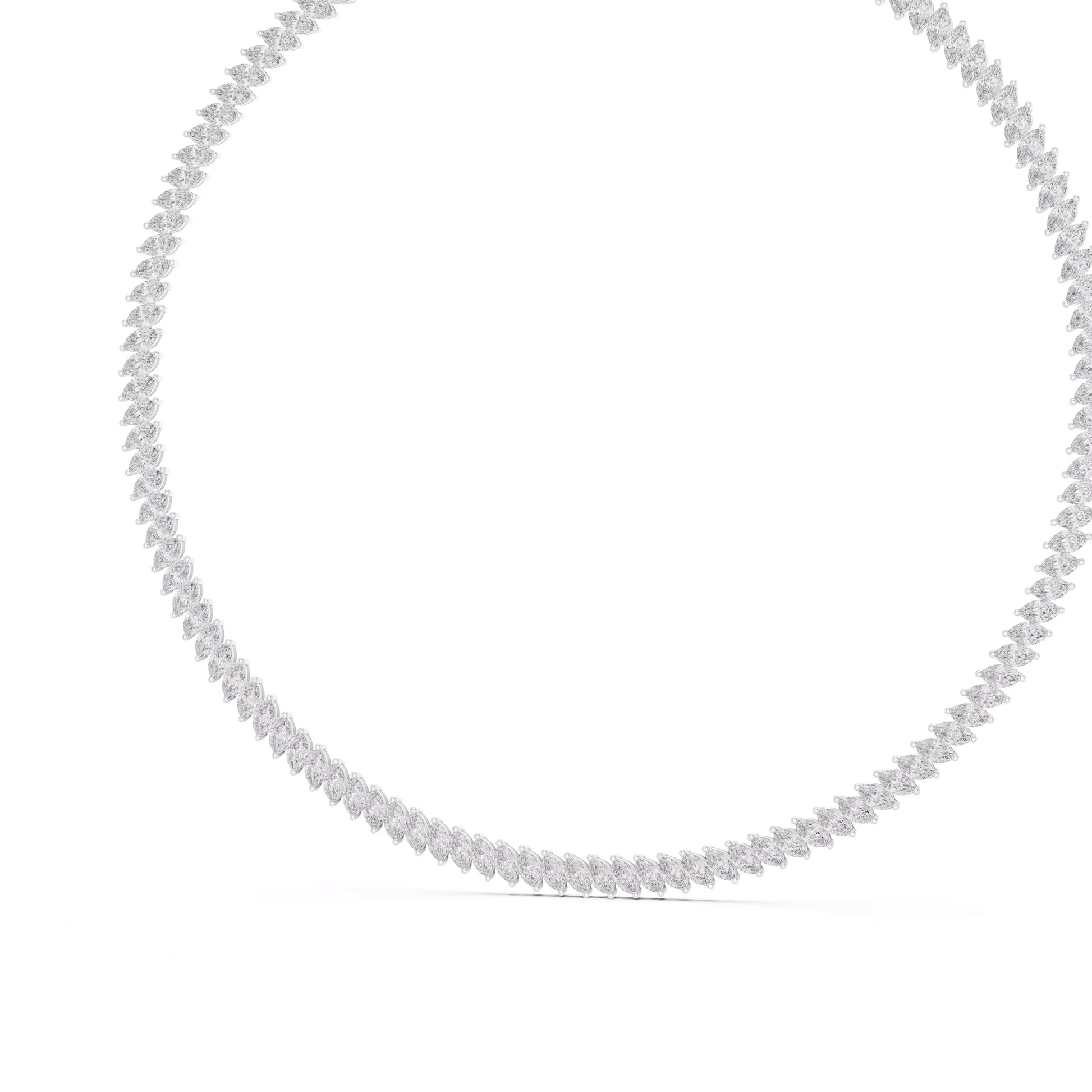 Marquise Tennis Necklace