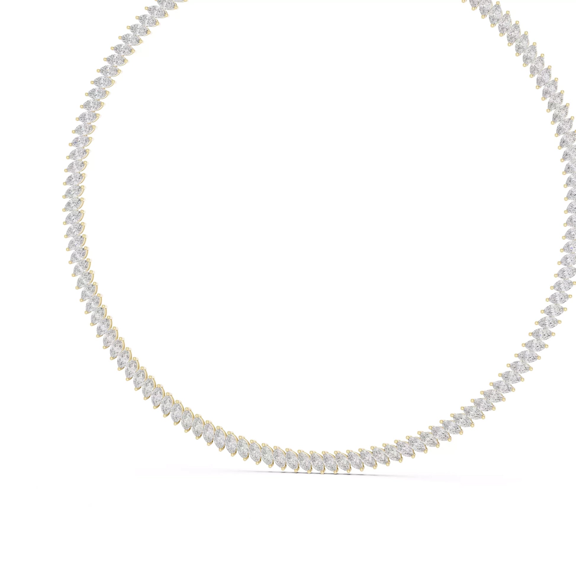 Marquise Tennis Necklace