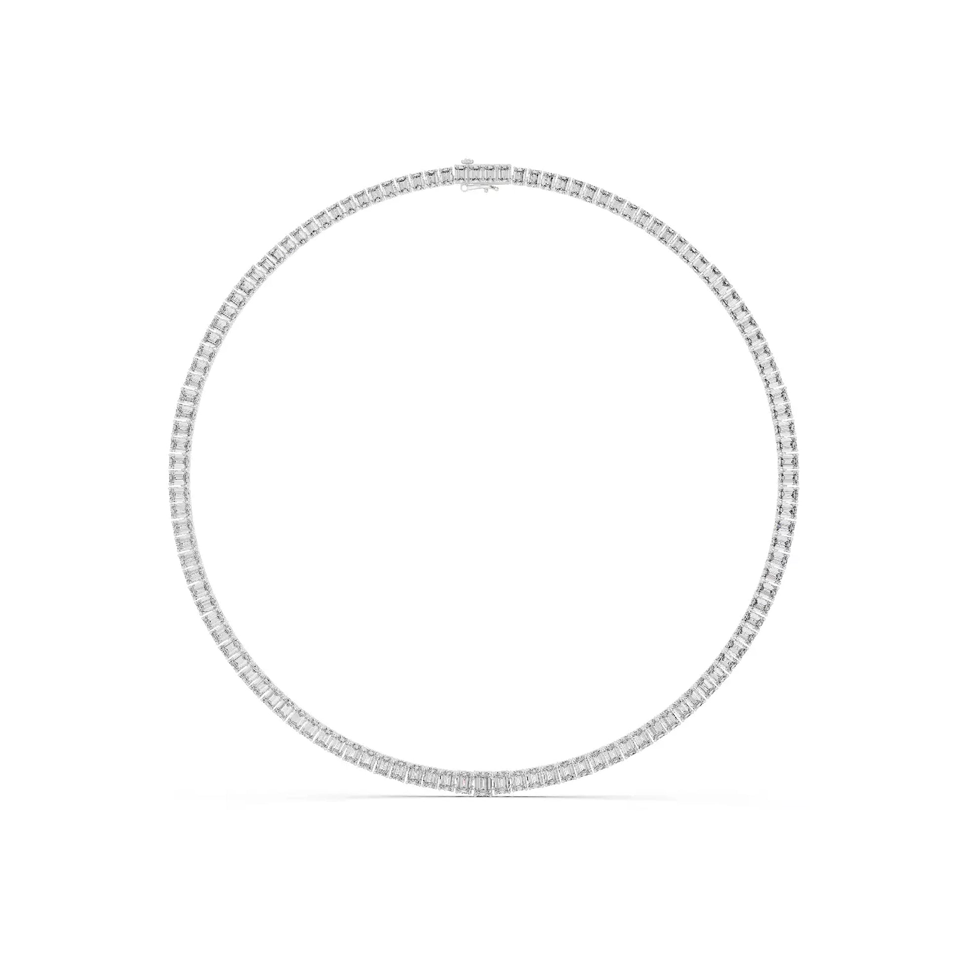 Emerald Tennis Necklace