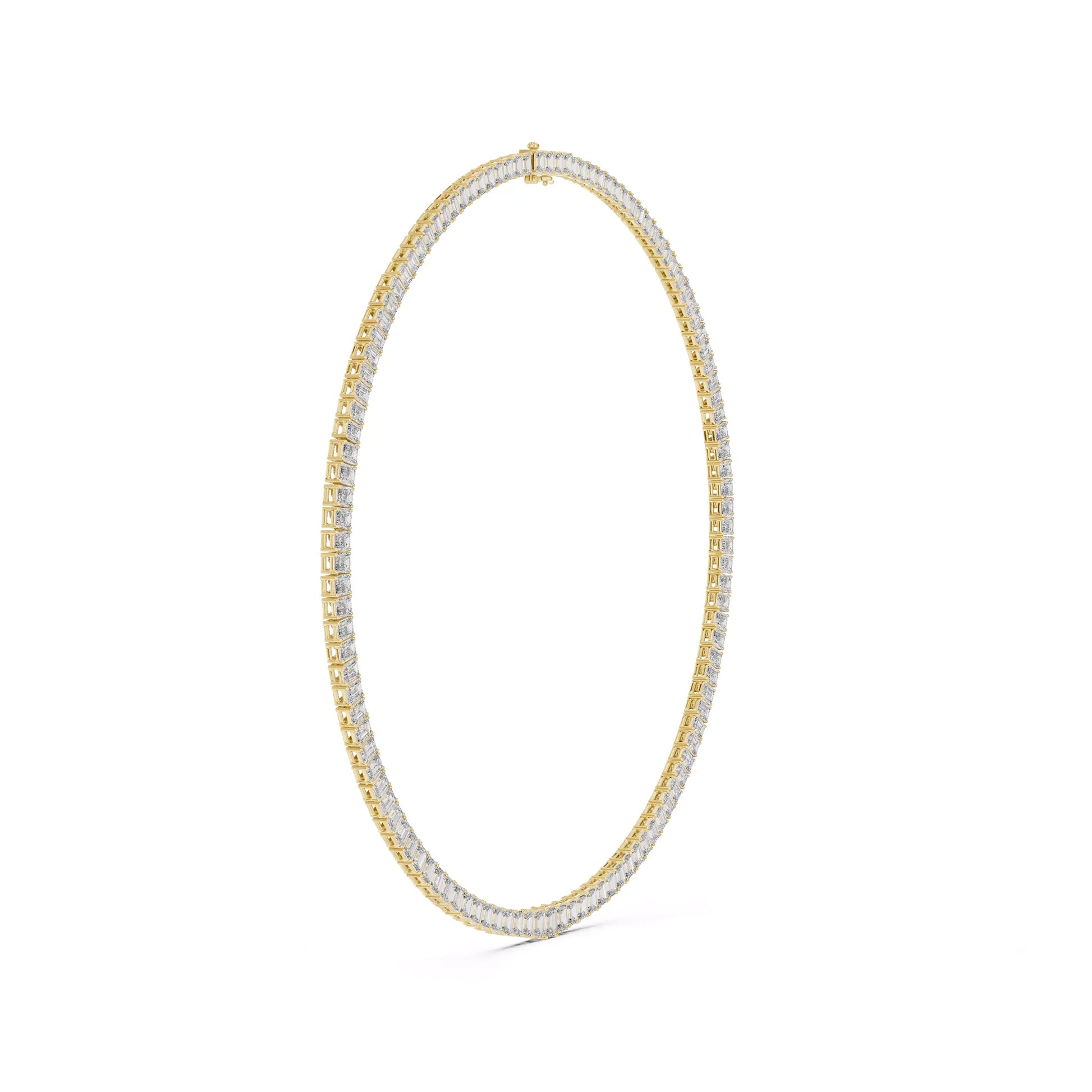 Emerald Tennis Necklace