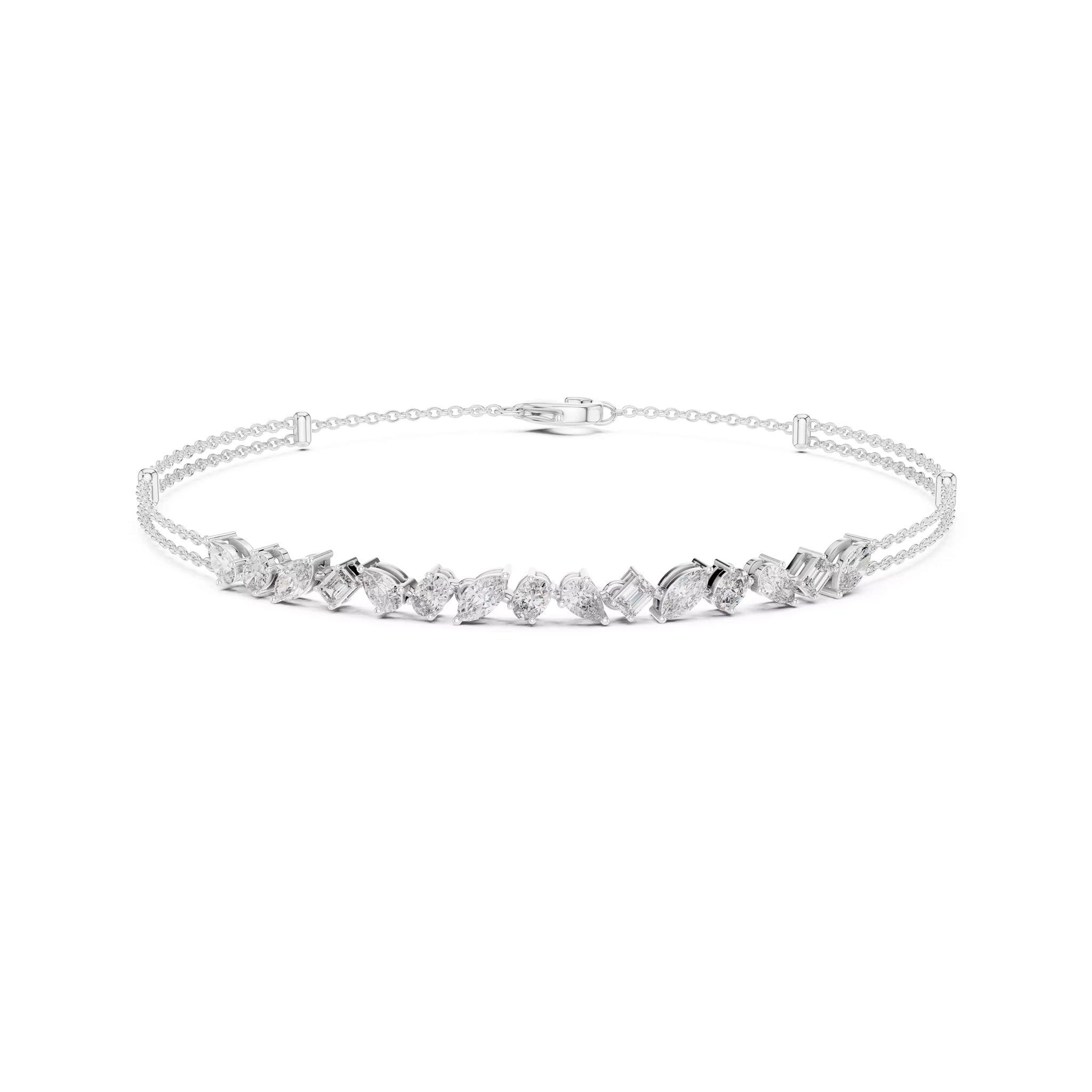 Multi Shape Chain Bracelet