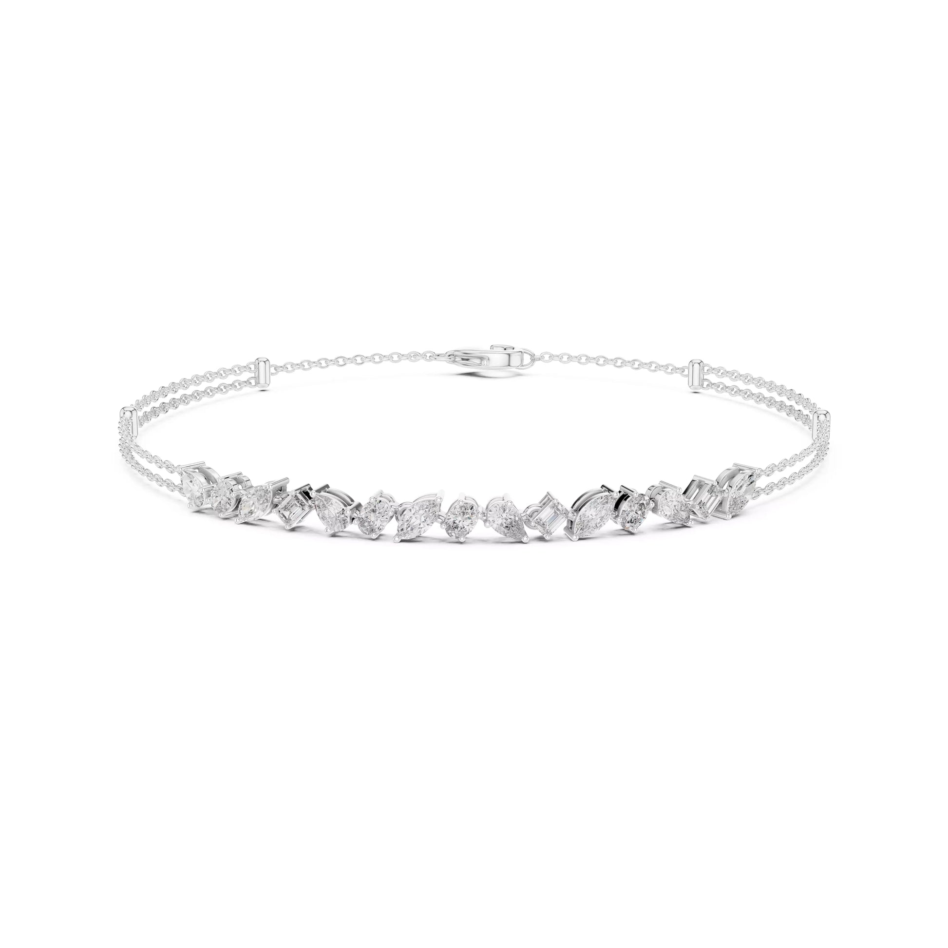 Multi Shape Chain Bracelet