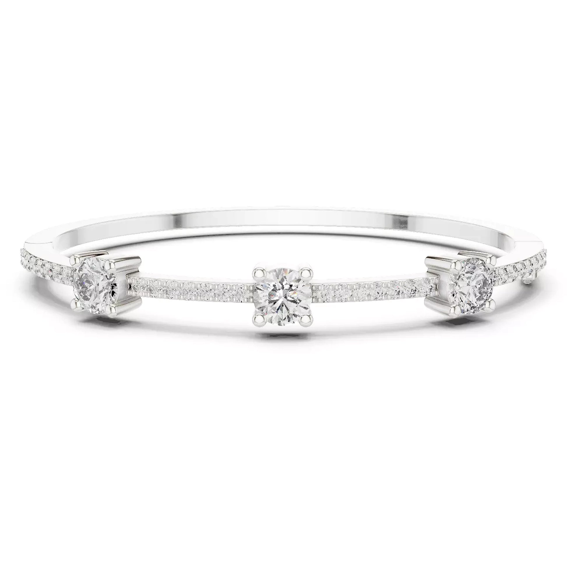 Three Stone Bangle