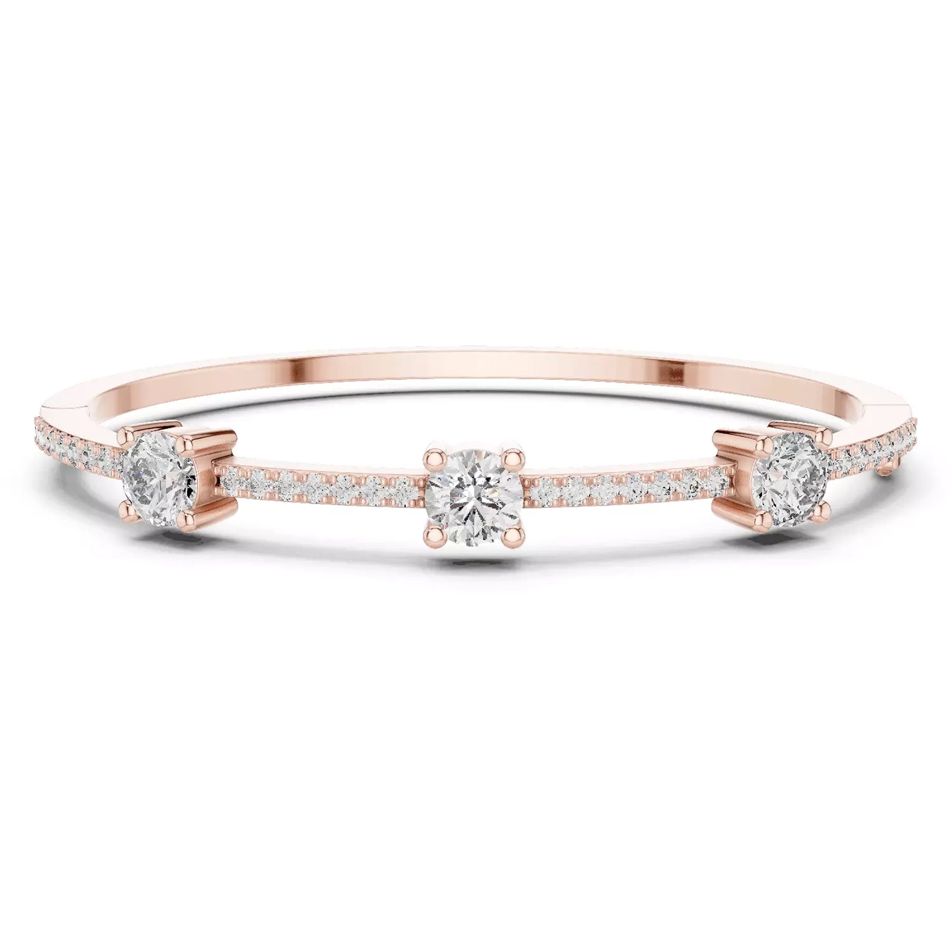 Three Stone Bangle