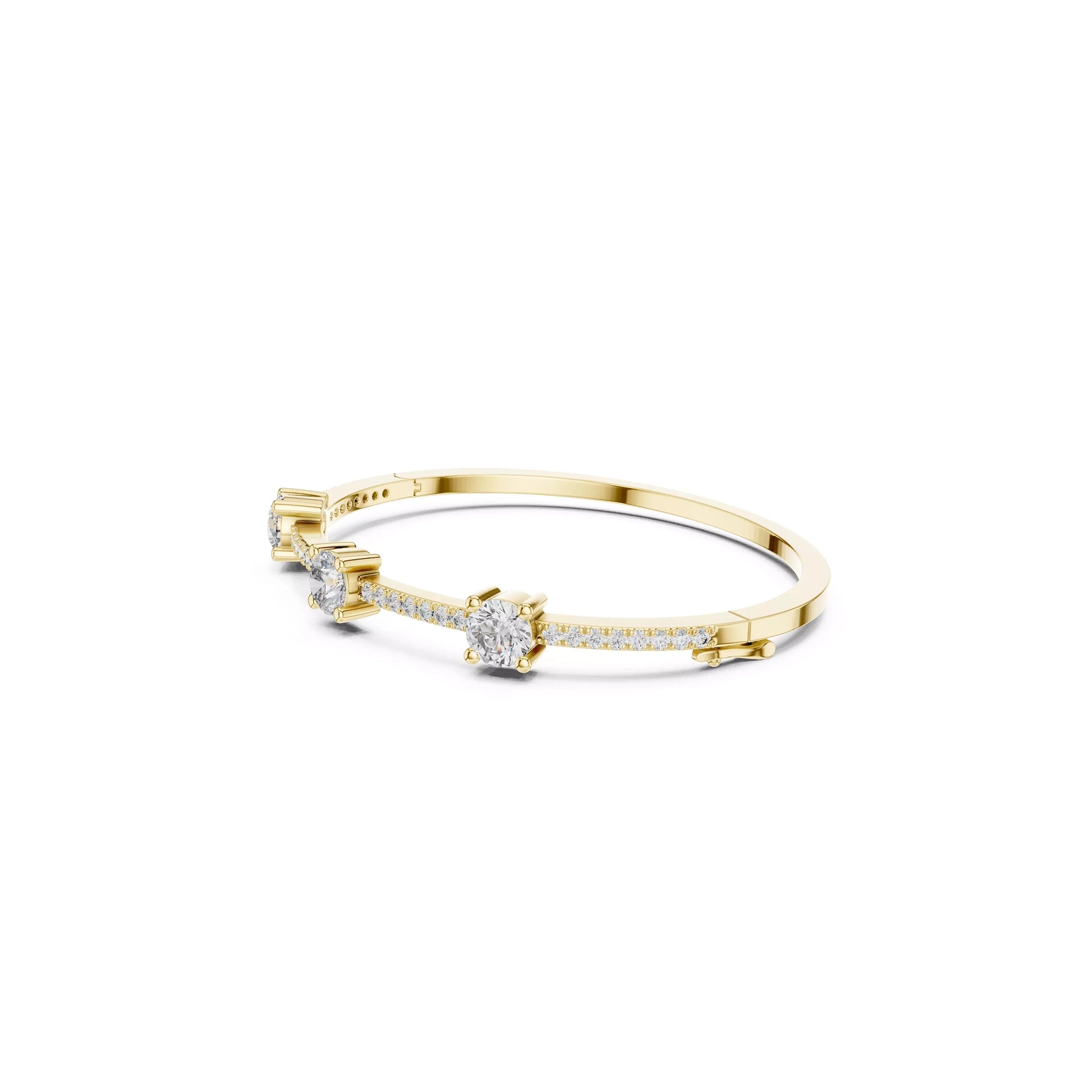 Three Stone Bangle