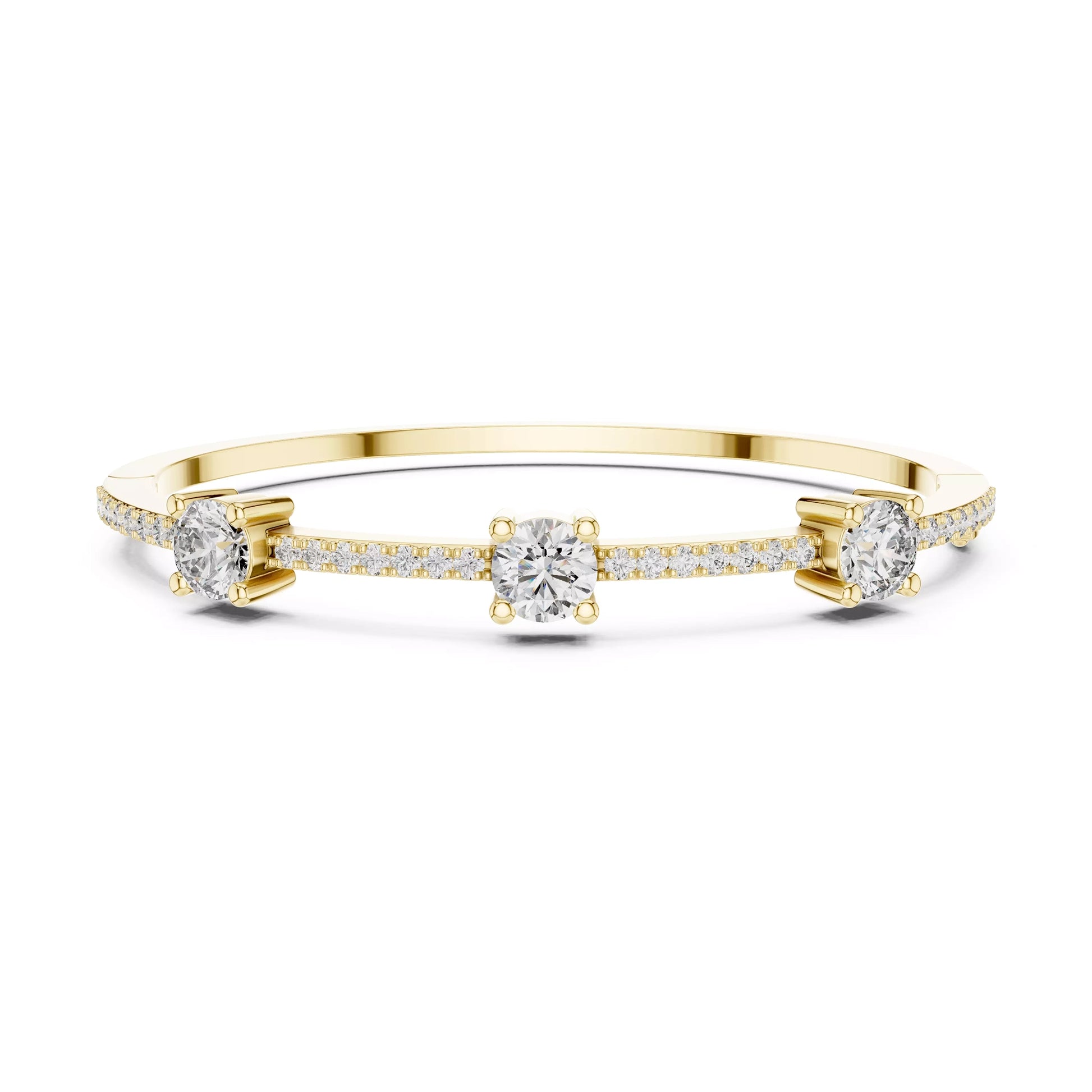 Three Stone Bangle