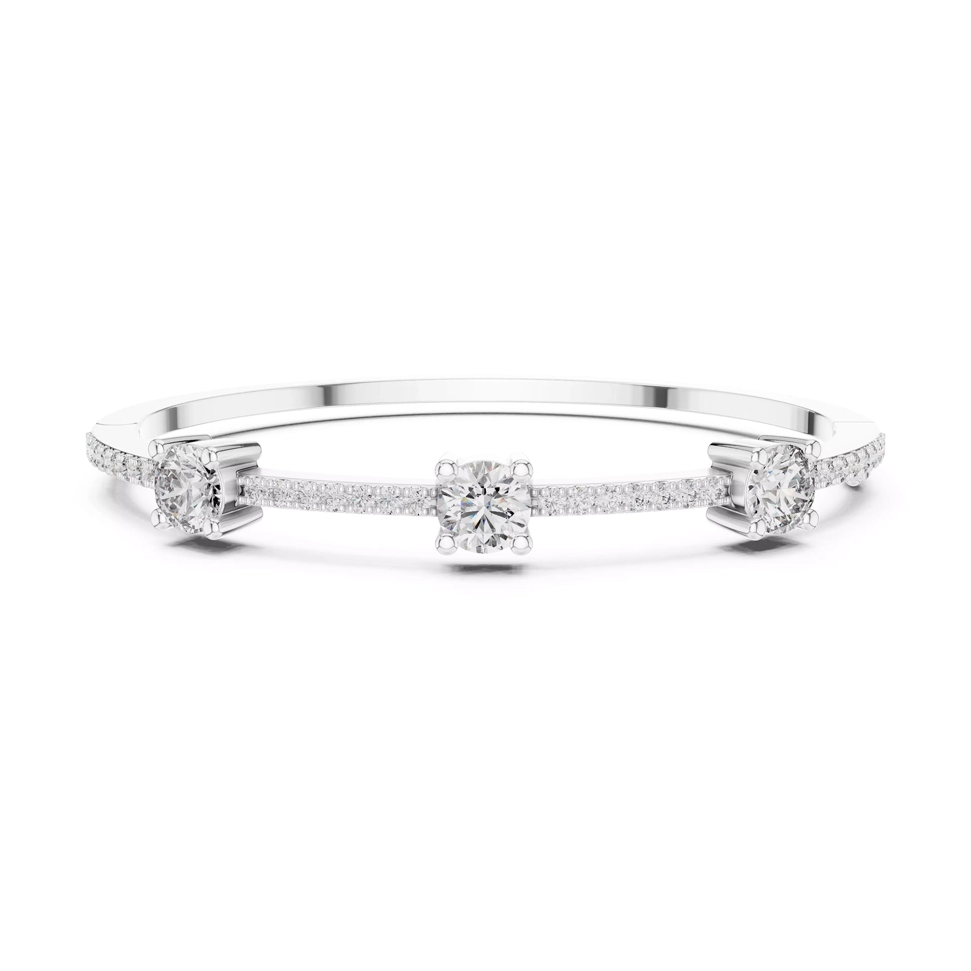 Three Stone Bangle